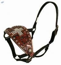 Bronc Cross Embedded Pp Halter