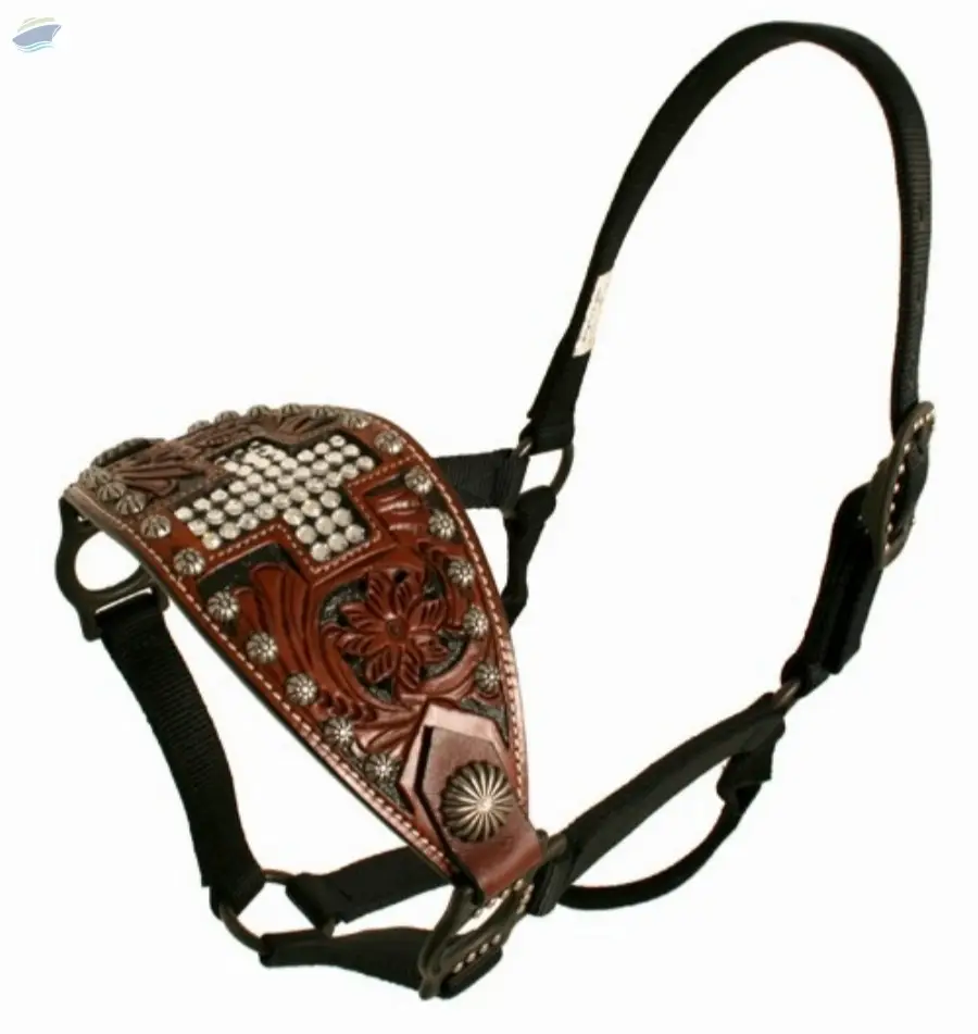 Bronc Cross Embedded Pp Halter