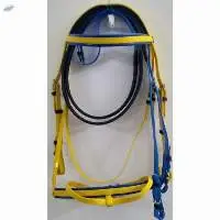 Colorful PVC Riding Bridle Yellow