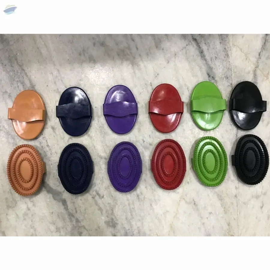 Colorful Grooming Rubber Brush