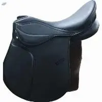 Status Synthetic Horse Saddle Black