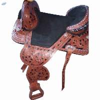 Genuine Colorful Western Treeless Saddle