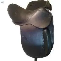 GP Leather Horse Saddle Black