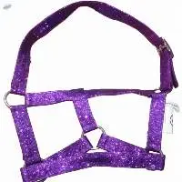 Glitter Purple horse halter