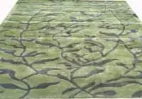 Handtufted Silk And Wool Carpet
