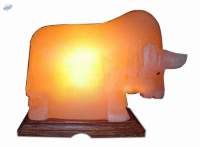 Himalayan Rock Salt Bull Shape Lamp