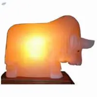 Himalayan Rock Salt Bull Shape Lamp