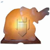 Himalayan Rock Salt Elephant Shape Lamp