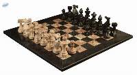 Marina & Black Marble European Chess Set