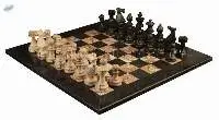 Marina & Black Marble European Chess Set