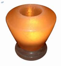 Himalayan Salt Vase Shape Candle Holder
