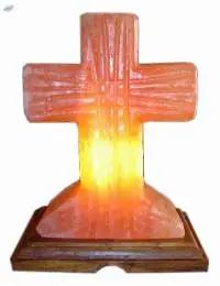 Himalayan Salt Cross Shape Lamp