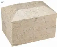 Botticino Marble Garden Cremation Urn