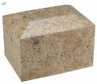 Coral / Fossil Marble Garden Cremation Urn