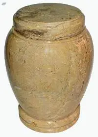 Botticino Cream Marble Cremation Urn