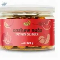 Spicy With Chili Garlic Cashew Nuts - 120gr/box