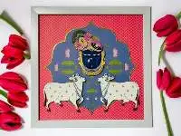 Wooden UV Printing photo frame Shrinathji