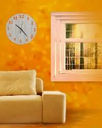 Wooden Wood Carving Wall Clock