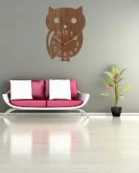 Wooden Wood Carving Wall Clock