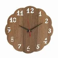 Wooden Wood Carving Wall Clock