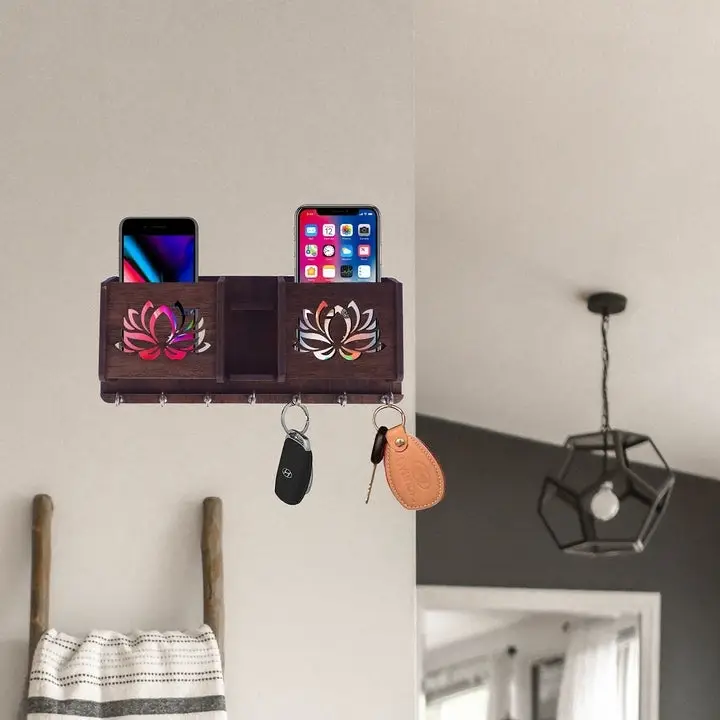 Wooden Wall Mounted Key Holder