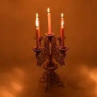 Hand Crafted Unique Wooden Diya Stand