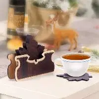 Wooden Coaster Set for Tea Coffee