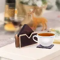 Wooden Coaster Set for Tea Coffee