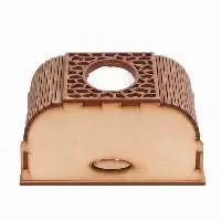 Store Wooden Carved Tissue Paper Holder