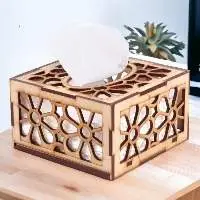 Wooden Tissue Paper Holder Box