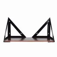Metal And Wooden Board Multiuse Shelf