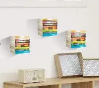 Metal Black Color Book Shelf