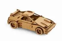 Classic Wooden Car Showpiece for Kids