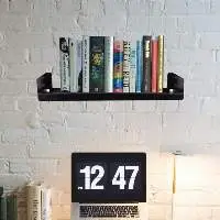 Wall Mounted Metal Invisible Book Shelf