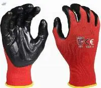 Polyester Nitrile Coated Industrial Glove
