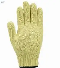 Polyester Two Layers Aramid Glove EN407