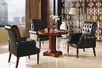 Office End Table Solid Wood Chair Reception
