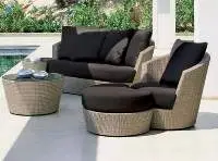 Rattan Wicker Sofa Set Garden Sofa Table Home
