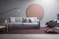 Fabrics Sofa Wood Table Home Concise Furniture