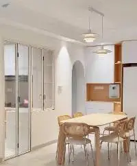 Solid wood dining-table desk stool dinning room