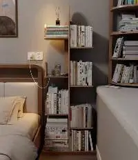 Solid Wood Bookcase Bookshelf Bedside