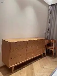 Solid Wood Storage Nine-Drawer Chest
