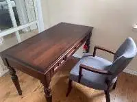 Home / Office solid wood varnish table set stool