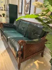 Home Living Room Sofa Set Leather