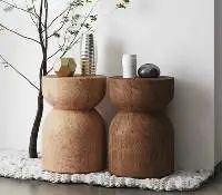Solid Wood living room Decoration Bedside Stool