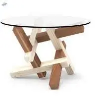 Round Zigzag Coffee Table Luxury