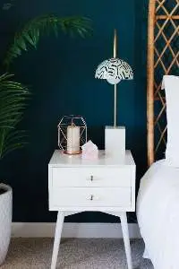 White Night Stand L210