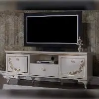 White Cream Tv Cabinet