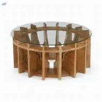 Glass Round Coffe Table