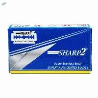 Sharp2 Double Edge Blade Display Card Pack